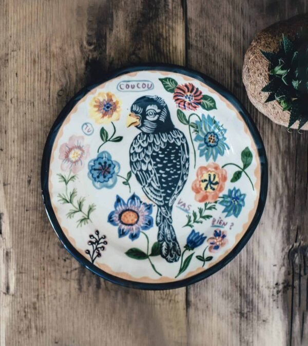 product--14 Vintage Wood Dinner Plate